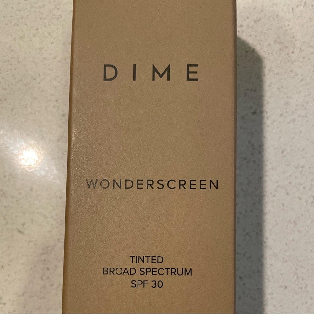 Dime wonderscreen tinted sunscreen